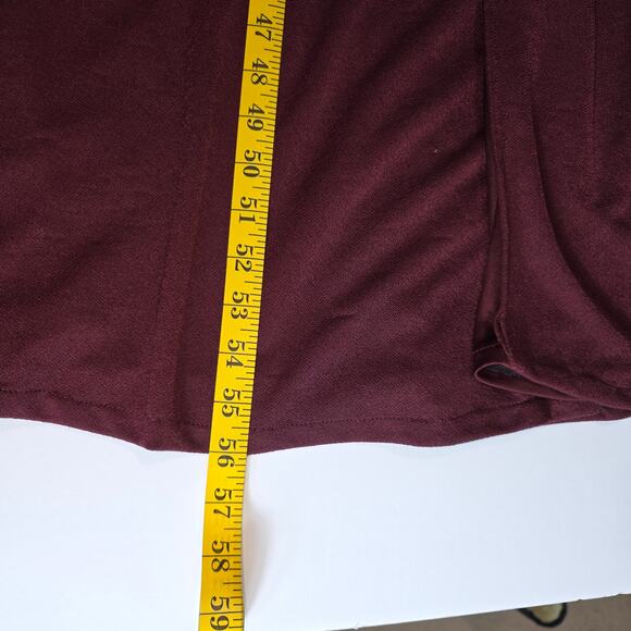 Birdy Grey Dress Womens Small Burgundy V-Neck Sleeveless Bridesmaid Maxi Gown - Picture 12 of 14